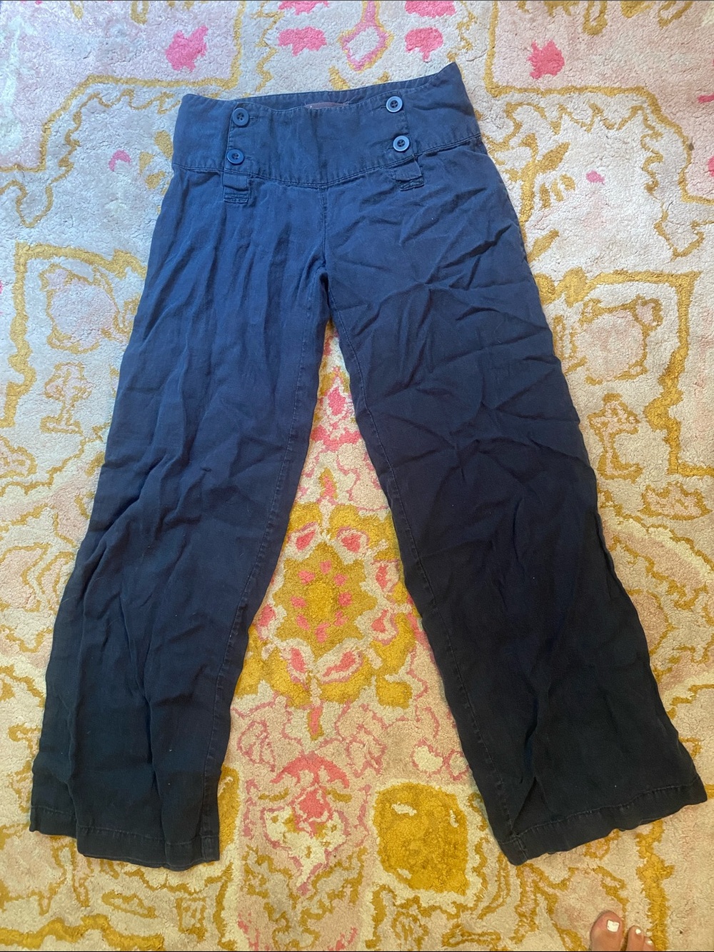 Navy Flowy pants